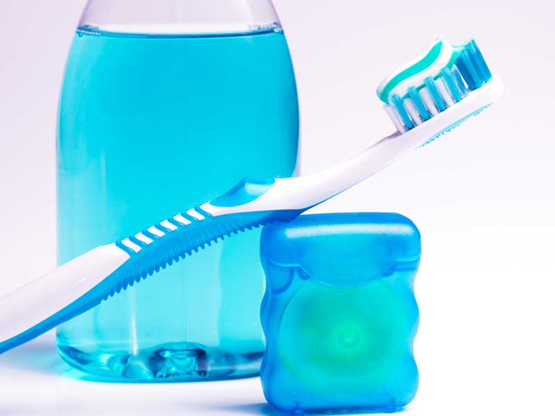 Mouthwash and Tooth Brush